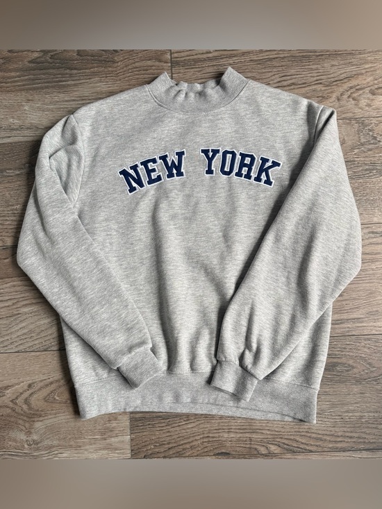 Chemistry Tops - 29.  Chemistry New York Embroidered Mockneck Sweatshirt